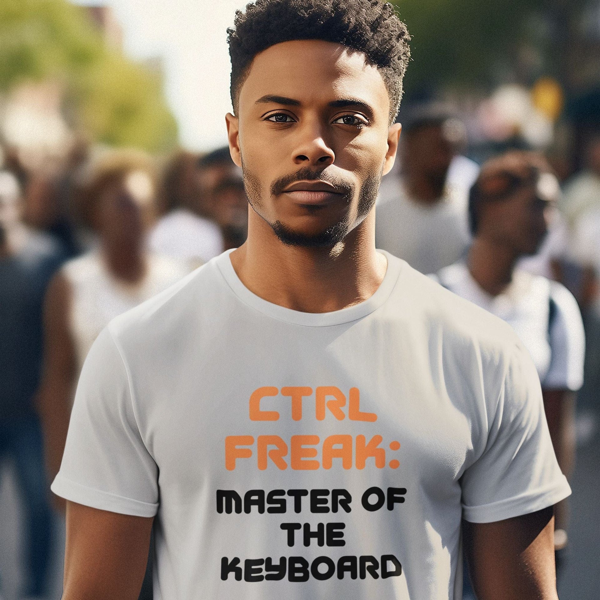 Ctrl Freak: Master of the Keyboard - Men's T-Shirt