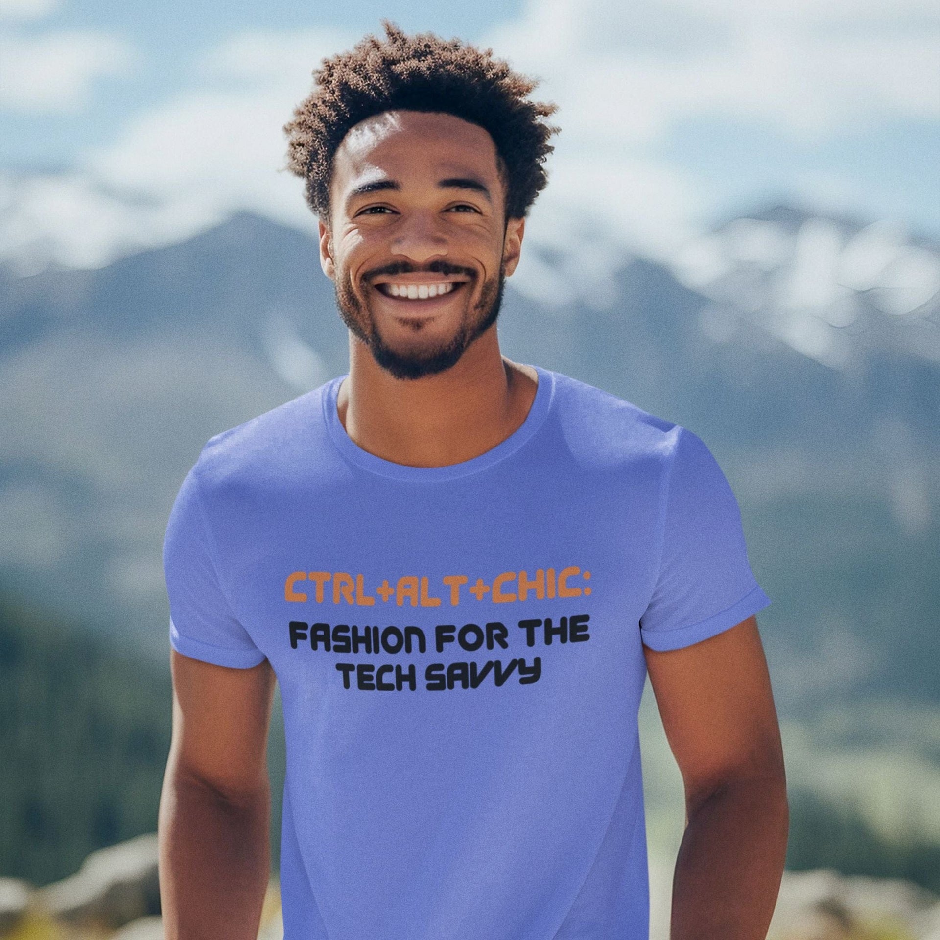 Ctrl+Alt+Chic: Fashion for the Tech Savvy - Men's T-Shirt