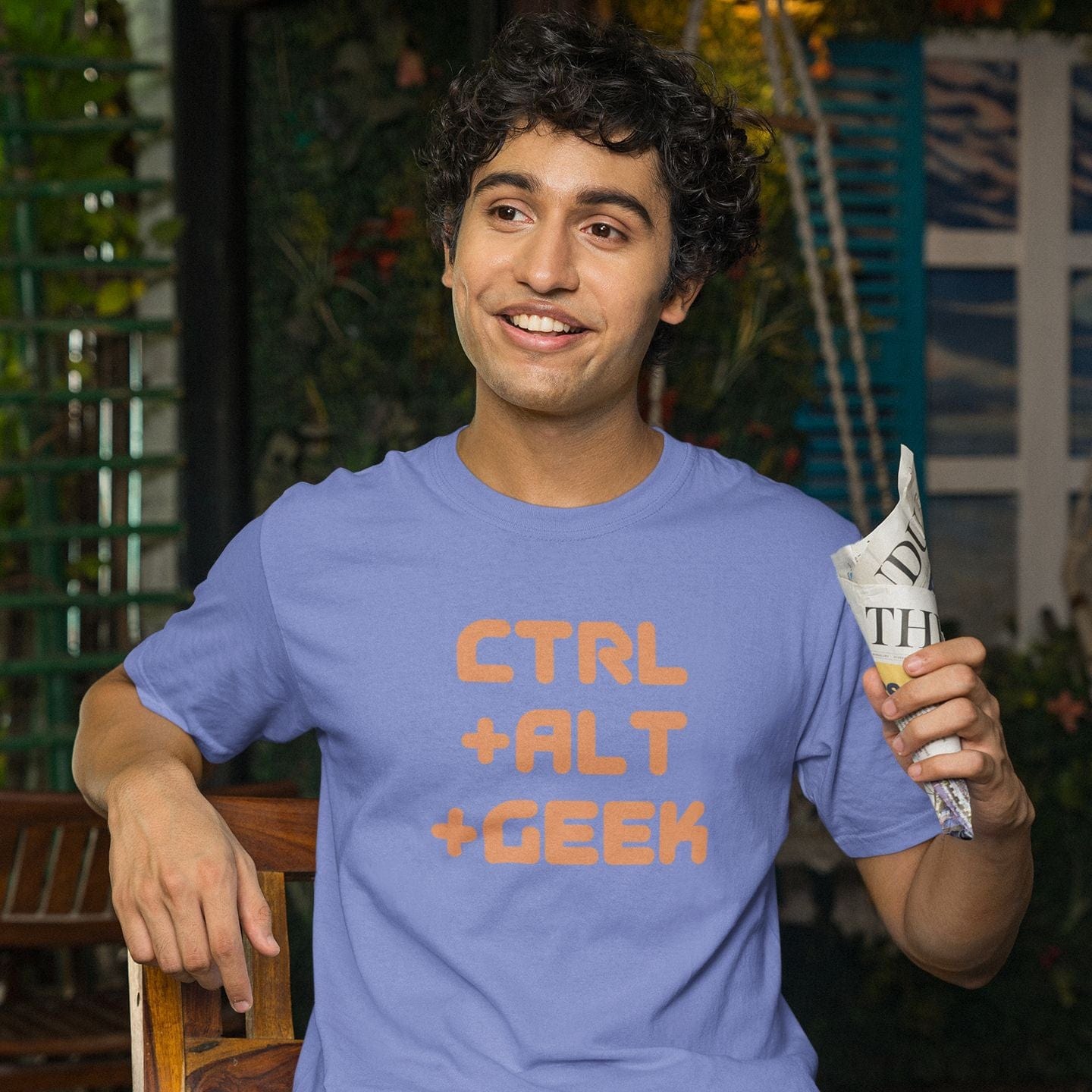 Ctrl + Alt + Geek - Men's T-Shirt