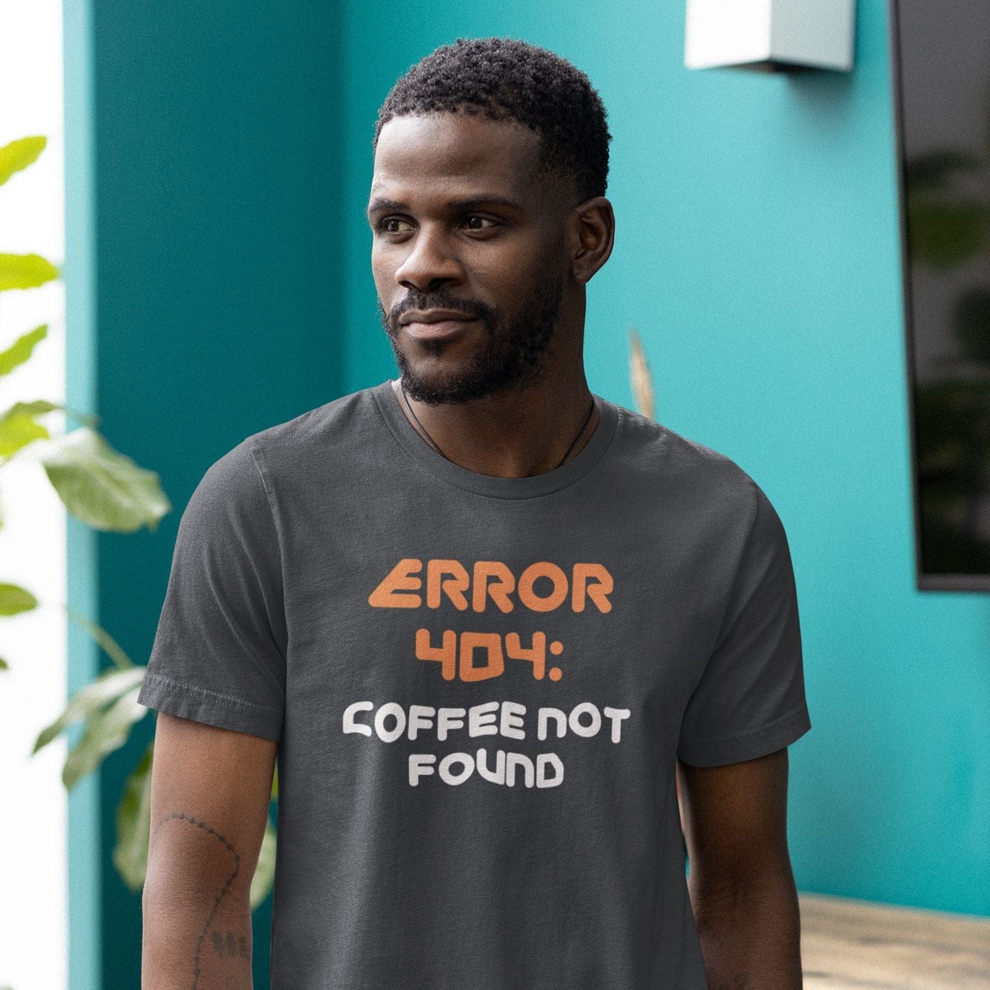 Error 404: Coffee Not Found - Men's T-Shirt