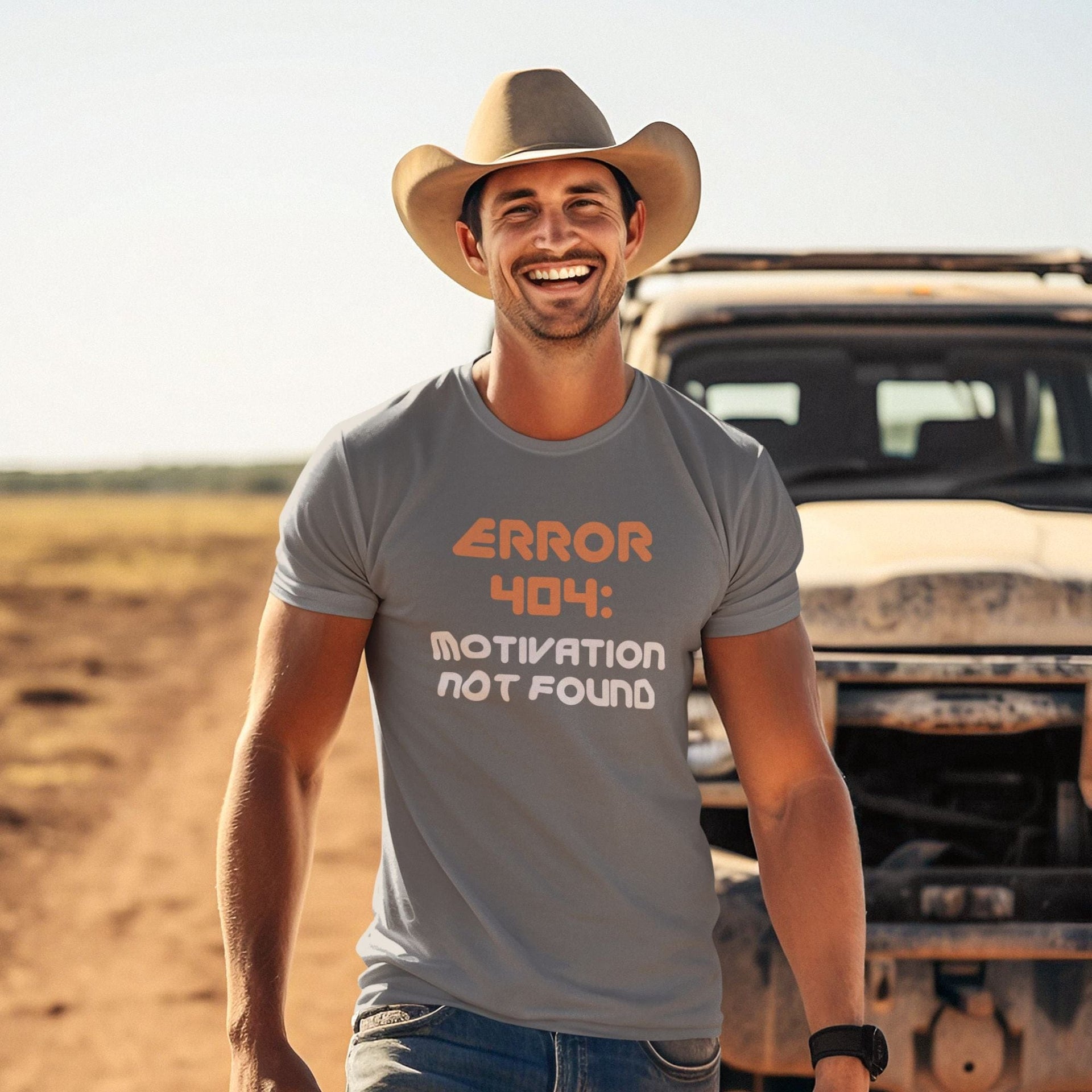 Error 404: Motivation Not Found - Men's T-Shirt