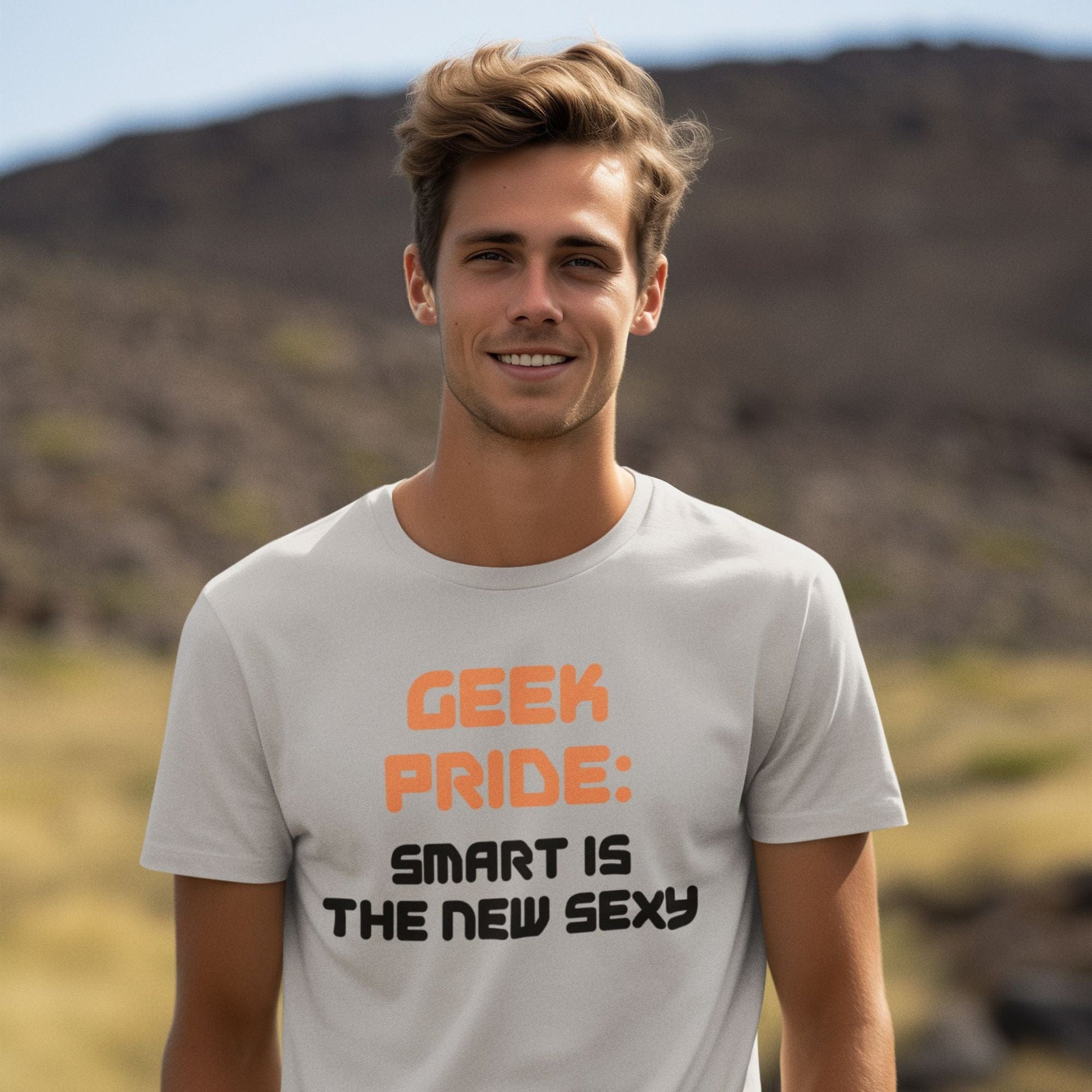 Geek Pride: Smart is the New Sexy - Men's T-Shirt