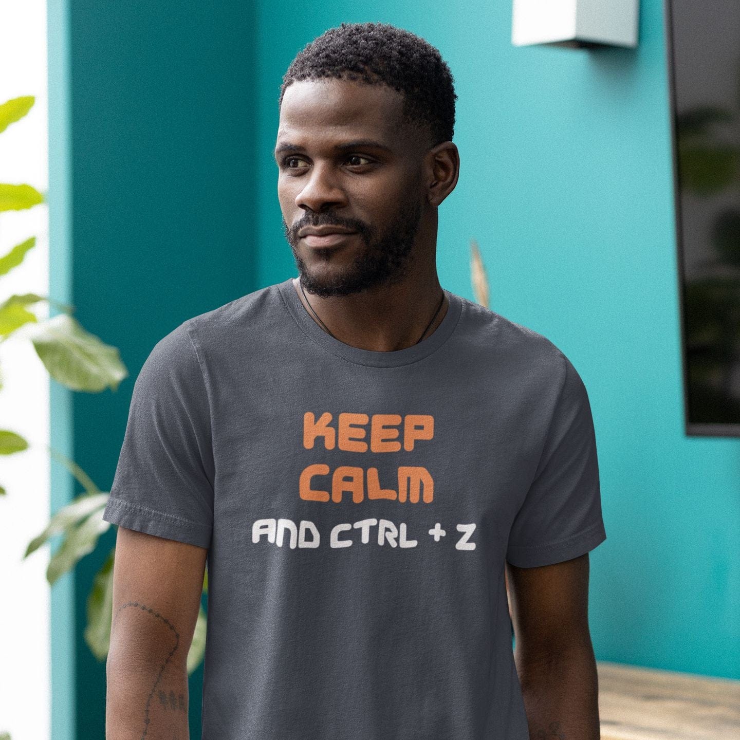 Keep Calm and Ctrl + Z - Men's T-Shirt