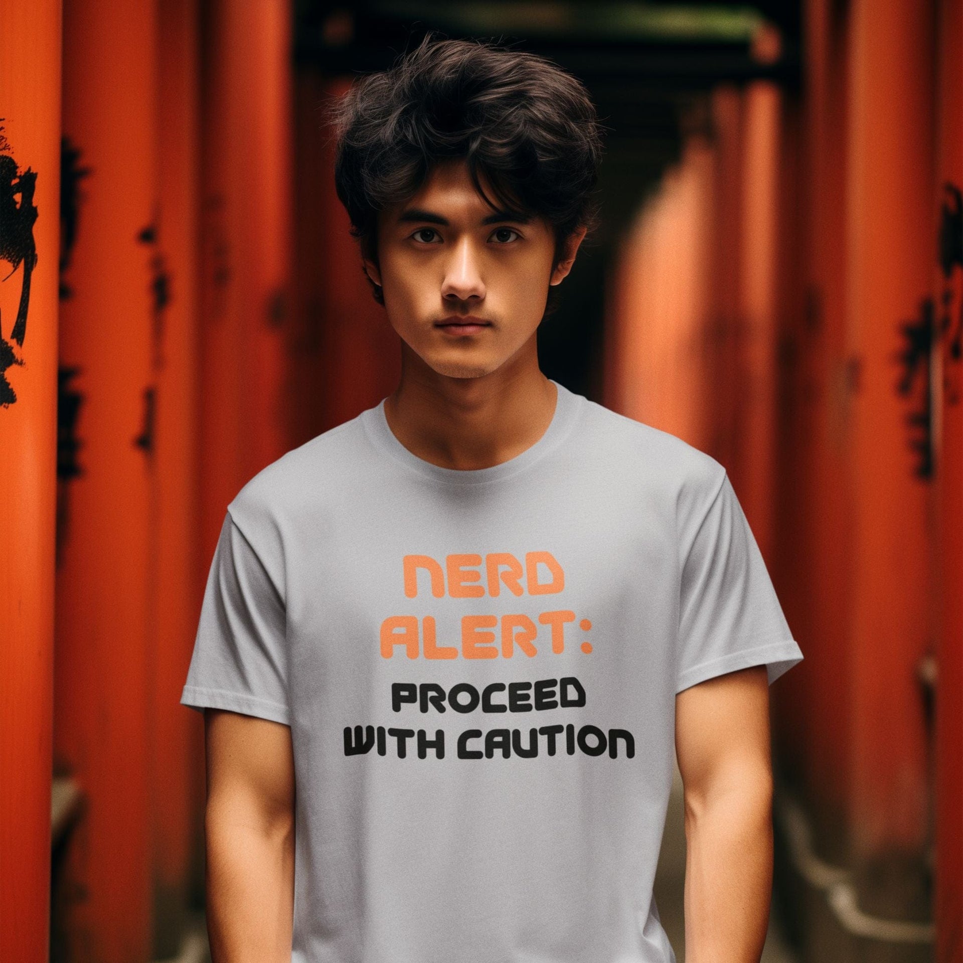 Nerd Alert: Proceed with Caution - Men's T-Shirt