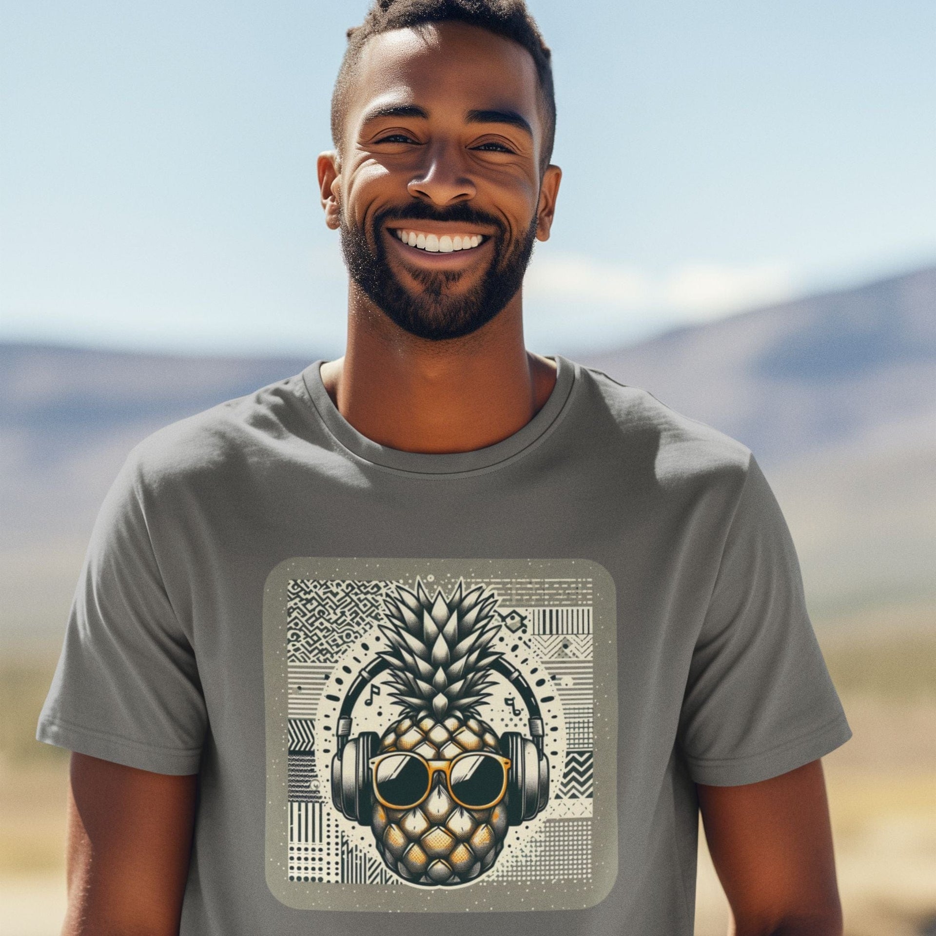 Pineapple Head - Men's T-Shirt