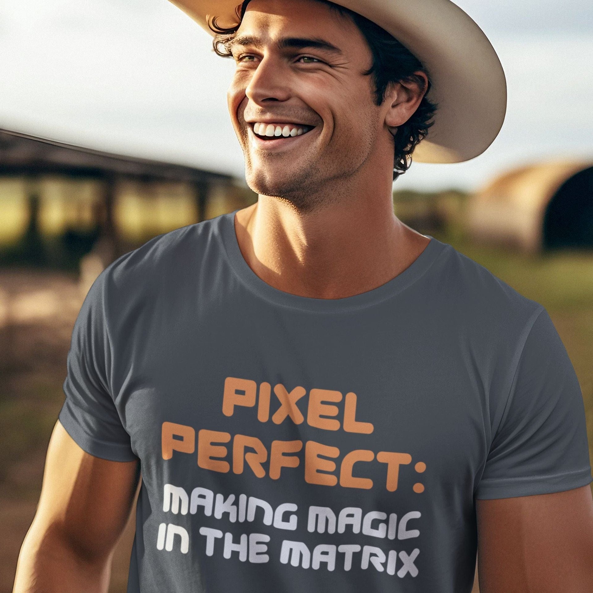 Pixel Perfect: Making Magic in the Matrix - Men's T-Shirt