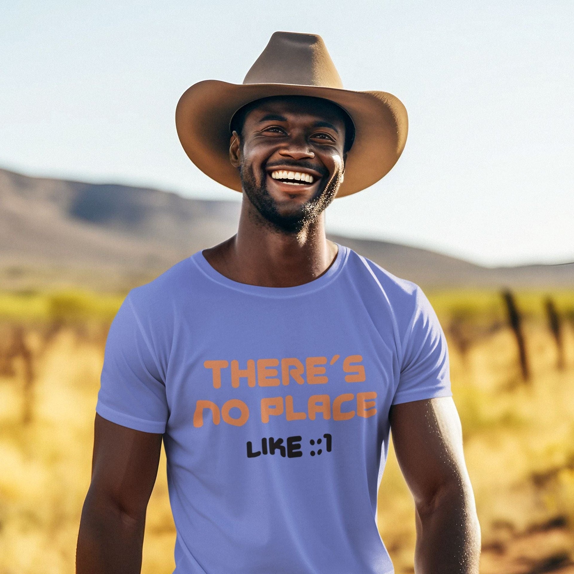 There's No Place Like ::1 - Men's T-Shirt